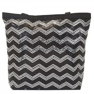 CHEVRON SEQUINS TOTE BAG