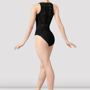 ADULT TWIST MESH BACK CAMI LEOTARD