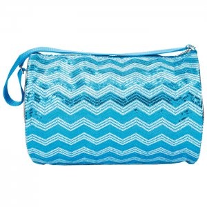CHEVRON SEQUIN DUFFLE BAG
