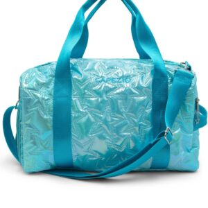 METALLIC STAR TRAVEL DUFFLE