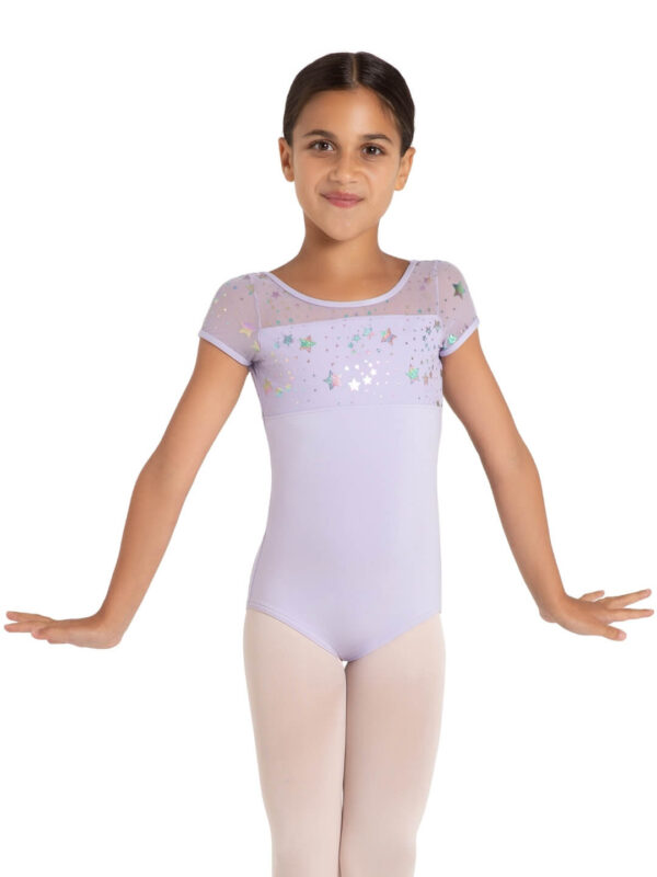 YOUTH GALAXY SPAGHETTI STRAP LEOTARD