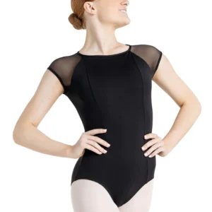 ADULT RAGLAN SLEEVE HIGH NECK LEOTARD