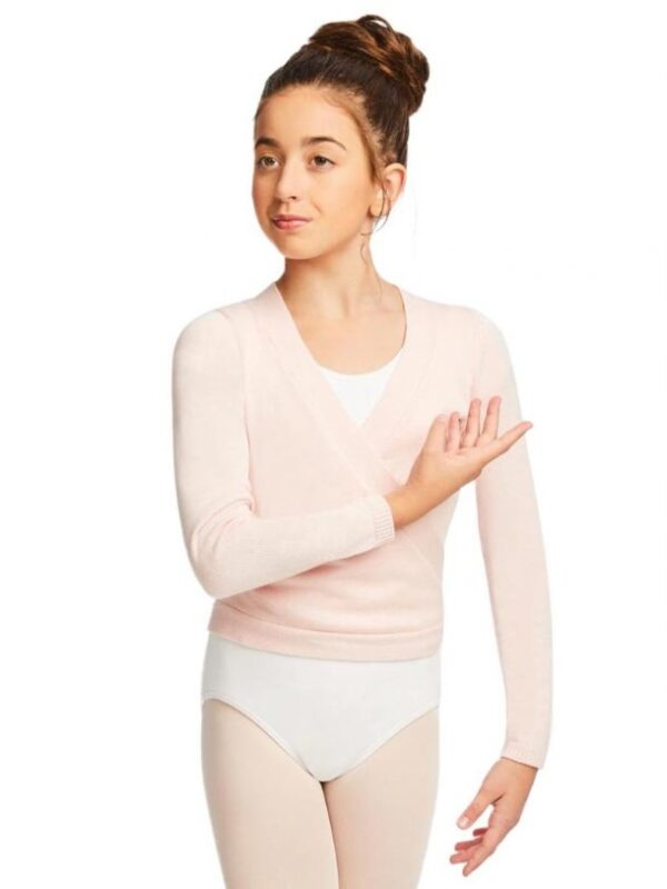 CAPEZIO CHILD WRAP SWEATER