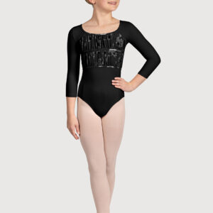 YOUTH PETAL 3/4 SLEEVE LEOTARD