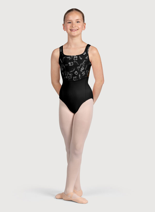YOUTH PETAL SCOOP NECK TANK LEOTARD