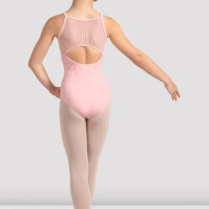 YOUTH FLEUR MESH BACK CAMI LEOTARD