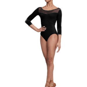 ADULT HAUTE VELVET SCOOP NECK LEOTARD