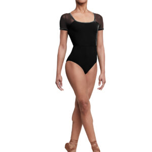ADULT HAUTE VELVET CAP SLEEVE LEOTARD