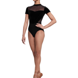 ADULT HAUTE VELVET OPEN BACK LEOTARD