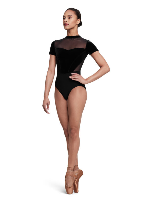 ADULT HAUTE VELVET OPEN BACK LEOTARD