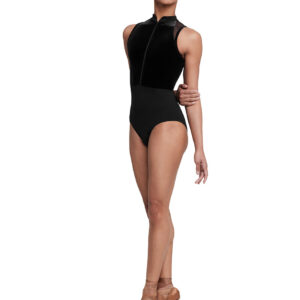 ADULT HAUTE VELVET MOCK NECK LEOTARD