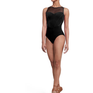 ADULT HAUTE VELVET HIGH NECK LEOTARD