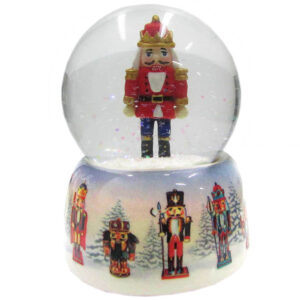 NUTCRACKER MUSICAL SNOW GLOBE