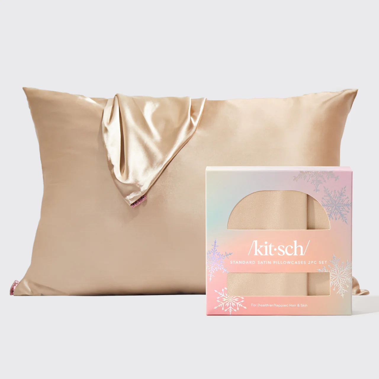 KITSCH HOLIDAY SATIN PILLOWCASE 2PC - Image 5