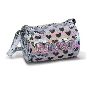 HEARTS PEARLESCENT ROLL BAG