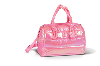 PUFFER BOW BAG PINK