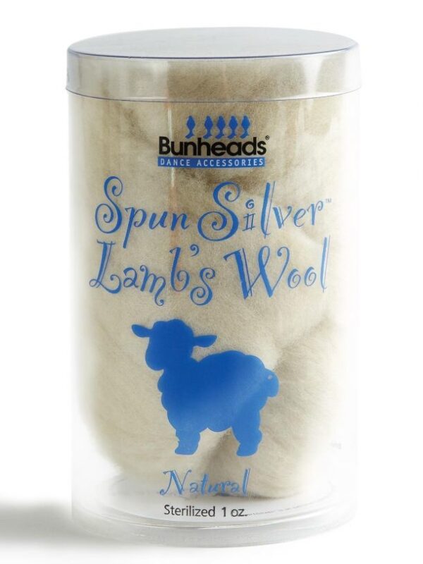SPUN SILVER LAMB'S WOOL