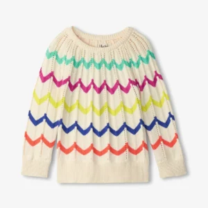 HATLEY RAINBOW CHEVRON RAGLAN PULLOVER