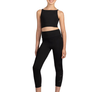 GLOW HIGH NECK TWIST CROP TOP