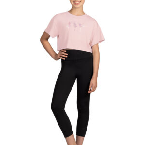 GLOW PRINT CROP T-SHIRT