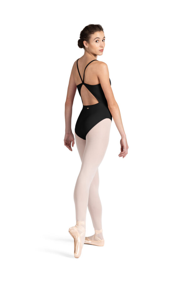 YOUTH MIAMI BRAID NECK OPEN BACK LEOTARD