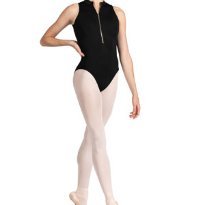 MIAMI ZIPPER FRONT OPEN BACK LEOTARD