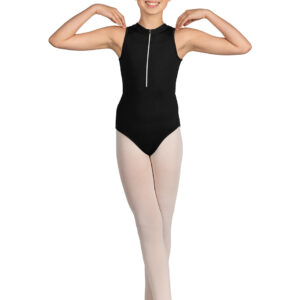 GLOW ZIPPER FRONT TANK LEOTARD