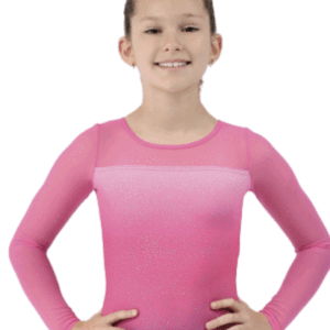 GYM LONG SLEEVE LEOTARD GG PURPLE
