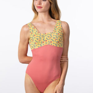 ADULT CITRUS TANK WITH MESH BACK LEOTARD