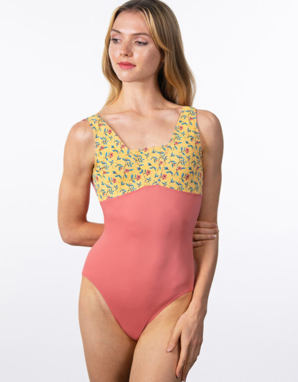 ADULT CITRUS TANK WITH MESH BACK LEOTARD