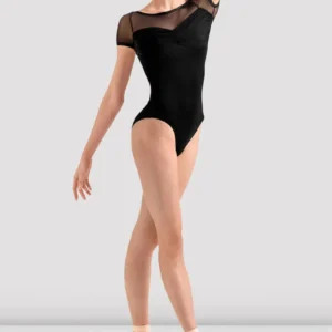 MESH CAP SLEEVE LEOTARD
