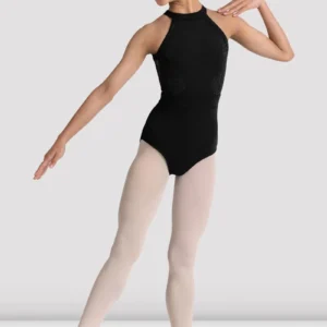 YOUTH EMBROIDERED HALTER LEOTARD