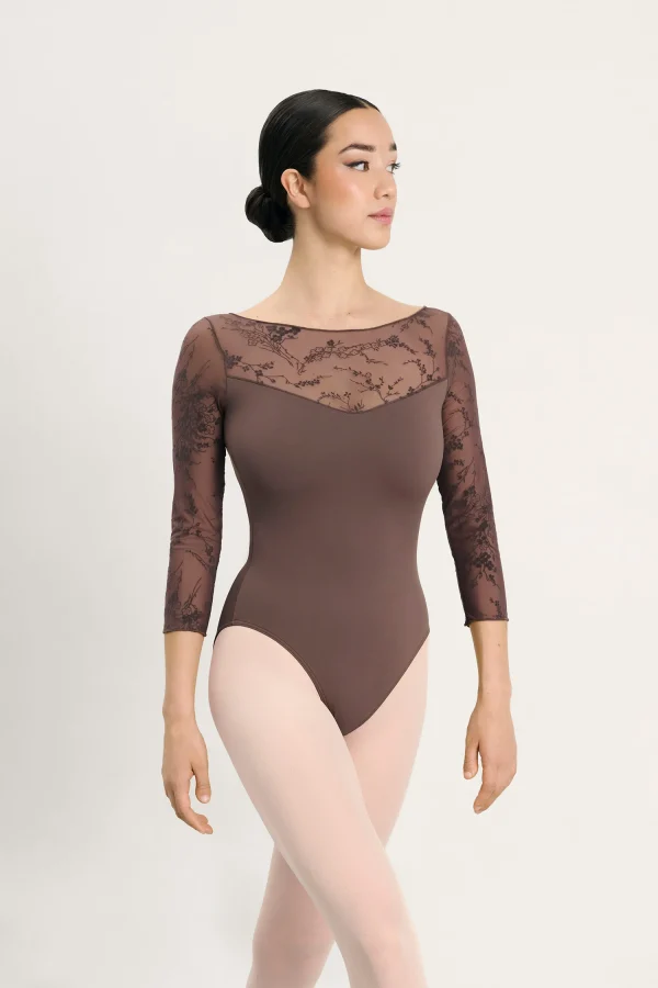 ADULT GINA 3/4 SLEEVE LEOTARD